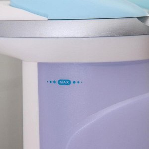 Диспенсер для антисептика/жидкого мыла, сенсорный, на батарейкаx, 400 мл, цвет голубой
