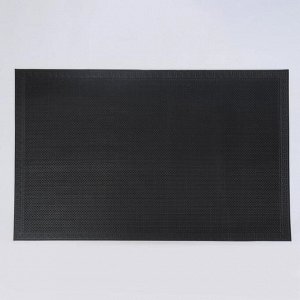 Коврик придверный резиновый Blåbär «Классик», 50x80 см, цвет чёрный