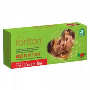Чай зеленый "Kiss for Ever (Поцелуй Навсегда)" Тарлтон Tarlton, 25пак