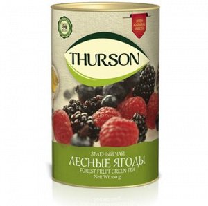 Чай зеленый Лесные Ягоды Турсон THURSON Лесные Ягоды, 100гр (тубус)