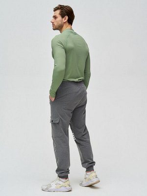 MTFORCE Трикотажные брюки мужские темно-серого цвета 2269TC