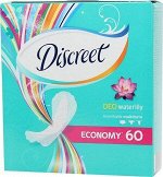 DISCREET Женские гигиенические прокладки на каждый день Deo Water Lily Multiform Trio 60шт