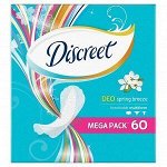 DISCREET Женские гигиенические прокладки на каждый день Deo Spring Breeze Multiform Trio 60шт 🌀
