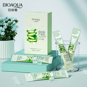 МАСКА НОЧНАЯ НЕСМЫВАЕМАЯ ДЛЯ ЛИЦА BIOAQUA ALOE VERA 20шт