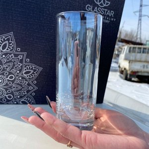 Набор стаканов Glasstar "Исланд" Радужное напыление/ 3 шт. 330 мл