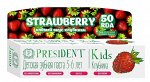 Детская зубная паста PRESIDENT Kids 3- 6 со вкусом клубники (без фтора), RDA 50 50 мл