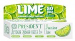 Детская зубная паста PRESIDENT Junior 6+ со вкусом лайма, RDA 50 50 мл