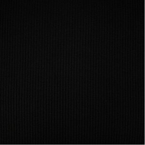 Ткань трикотаж лапша цвет черный