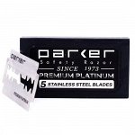 Лезвия двухсторонние Parker Premium Platinum, 5шт