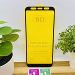 Защитное стекло 9D для SAMSUNG J6+ (2018) / J4+ (2018) FULL GLUE (на полный экран, полный клей