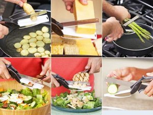 Хозтовары (Китай) Нож и ножницы 2в1