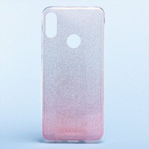 Чехол-накладка Glamour для "Huawei Honor 8A/Honor 8A Prime/Y6s/Y6 2019/Y6 Prime 2019/Y6 Pro 2019" (rose/silver)