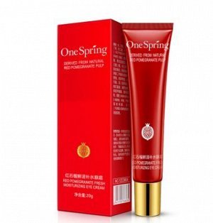 One spring POMEGRANATE Увл. крем для кожи вокруг глаз с экстр. красного граната, 20г ( срок до 01.06.2025)