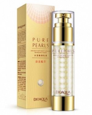 BIOAQUA PURE PEARLS Увлажняющая эмульсия для лица с эссенцией жемчуга, 60 г, 12шт/уп