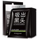 BIOAQUA Черная маска-плёнка для носа против черных точек, 10шт х 6 г
