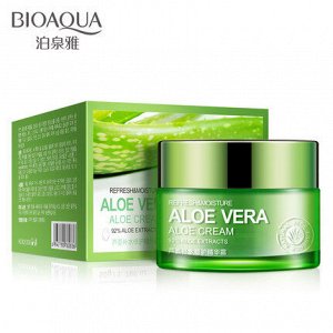 BIOAQUA  ALOE VERA Питательный крем для лица с экстрактом алоэ вера, 50 г,12 шт/уп