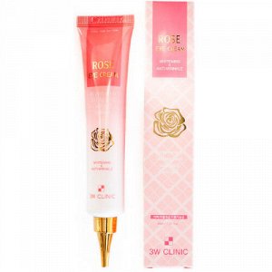 776257 3W CLINIC Крем для глаз Rose Eye Cream, 40мл