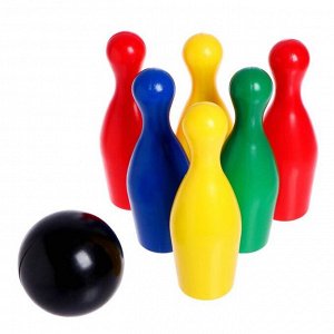 Игровой набор "Боулинг"/Боулинг, 6 кеглей и 1 шар