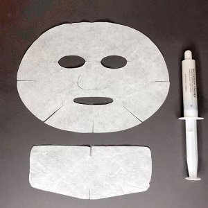 Карбокситерапия CARBON THERAPY Гель-активатор шприц 1шт и маска для лица 1шт+ маска для шеи 1 шт