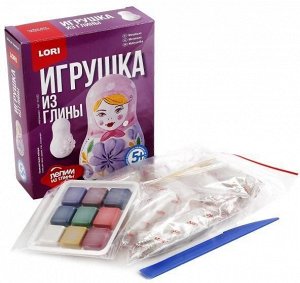 Игрушка из глины "Матрешка"