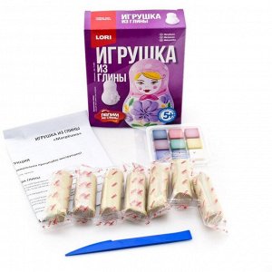 Игрушка из глины "Матрешка"