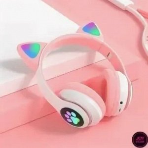 Беспроводные Bluetooth наушники с ушками STN-28 Cat ear