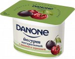 Данон Йогурт 110 Вишня 2,9% 1/12 стакан