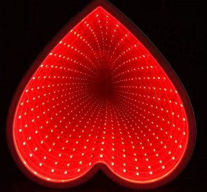 Светодиодный светильник 3D "Сердце"