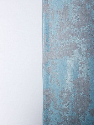 Комплект штор бирюзового оттенка   : 2 шторы по 150 см