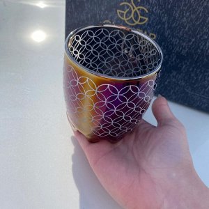 Набор стаканов Glasstar "Сильвана" Королевская фуксия Иллюзия / 6 шт. 315 мл