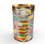 Игра для детей и взрослых Башня &quot;Брусок&quot; цветная (тубус)