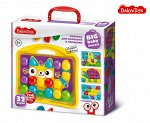 Мозаика для малышей в чемодане &quot;Котик&quot; d4,5/32 эл Baby Toys