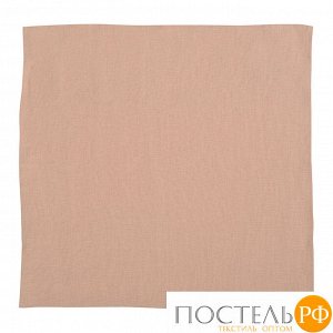 Салфетка сервировочная салфетка из умягченного льна розово-пудрового цвета из коллекции Essential, 45х45 см