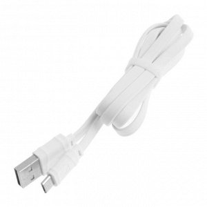Кабель Hoco X5, microUSB - USB, 1 А, 1 м, белый