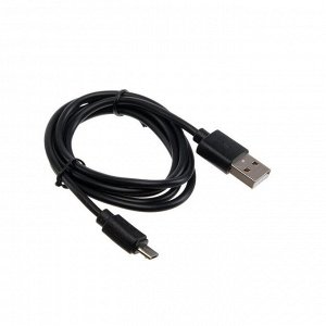 Кабель Crown CMCU-1016M, micro USB - USB, 2 А, 1 м, чёрный