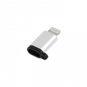 Адаптер Krutoff, micro USB - 8-pin, белый