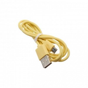 Кабель Red Line, Micro USB - USB, 1 А, 1 м, желтый