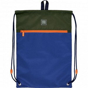 Набор рюкзак + пенал + сумка для обуви WK 702 сине-зелёный