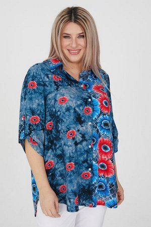Рубашка Цвет:
синий
Состав:
100%хлопок
Длина изделия:
86 см
Размер модели:
56
Рост модели:
175 см
Оригинальная яркая рубашка свободного силуэта из хлопковой ткани. Центральная застежка на петли и пуго