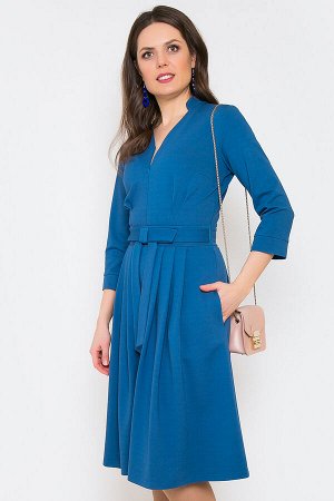 Платье, П-449/5 пыльно синий