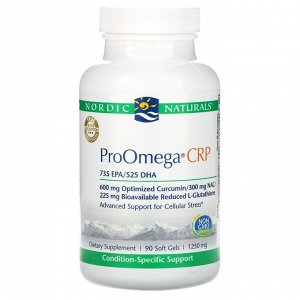 Nordic Naturals, ProOmega CRP, 1,250 мг, 90 мягких таблеток