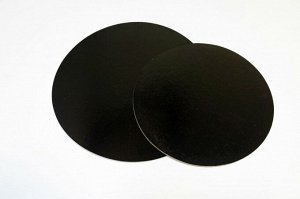 Подложка акрил для торта Чёрная 24 см, толщина 3 мм