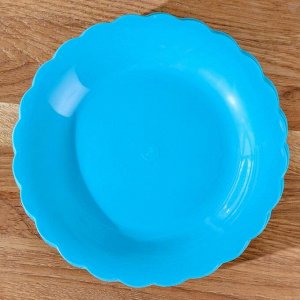 Набор тарелок «Кружево», 9 шт, d=15 см, цвет МИКС
