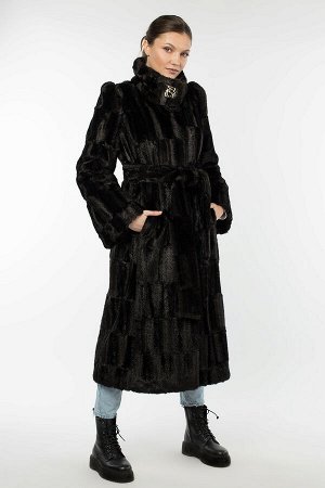 02-0765 Пальто женское утепленное (пояс)
