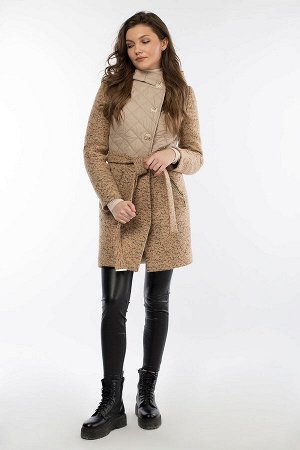 Пальто женское утепленное (пояс) "Amalgama"
