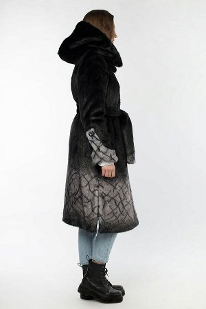 02-1254 Пальто шуба искусственная женская