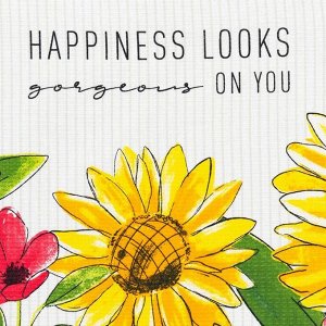 Полотенце кухонное Доляна Happiness looks 35х60 см, 100% хл, 160г/м2