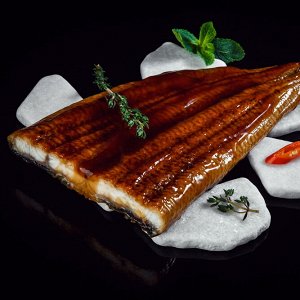 Seazam Угорь жарен в соусе 30% морож. филе (11-15)унц