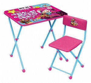 Комплект детской мебели, (стол + стул мягкий), МАША И МЕДВЕДЬ Музыкальный хит