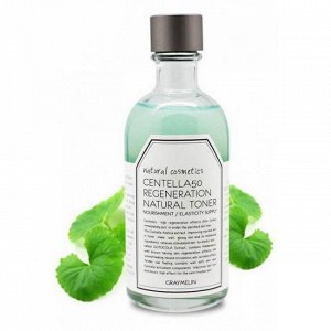 Восстанавливающий тонер с экстрактом центеллы Graymelin Centella 50 Regeneration Natural Toner, 130мл